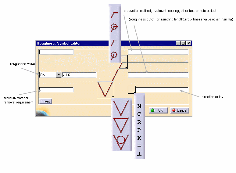 Creating a Roughness Symbol
